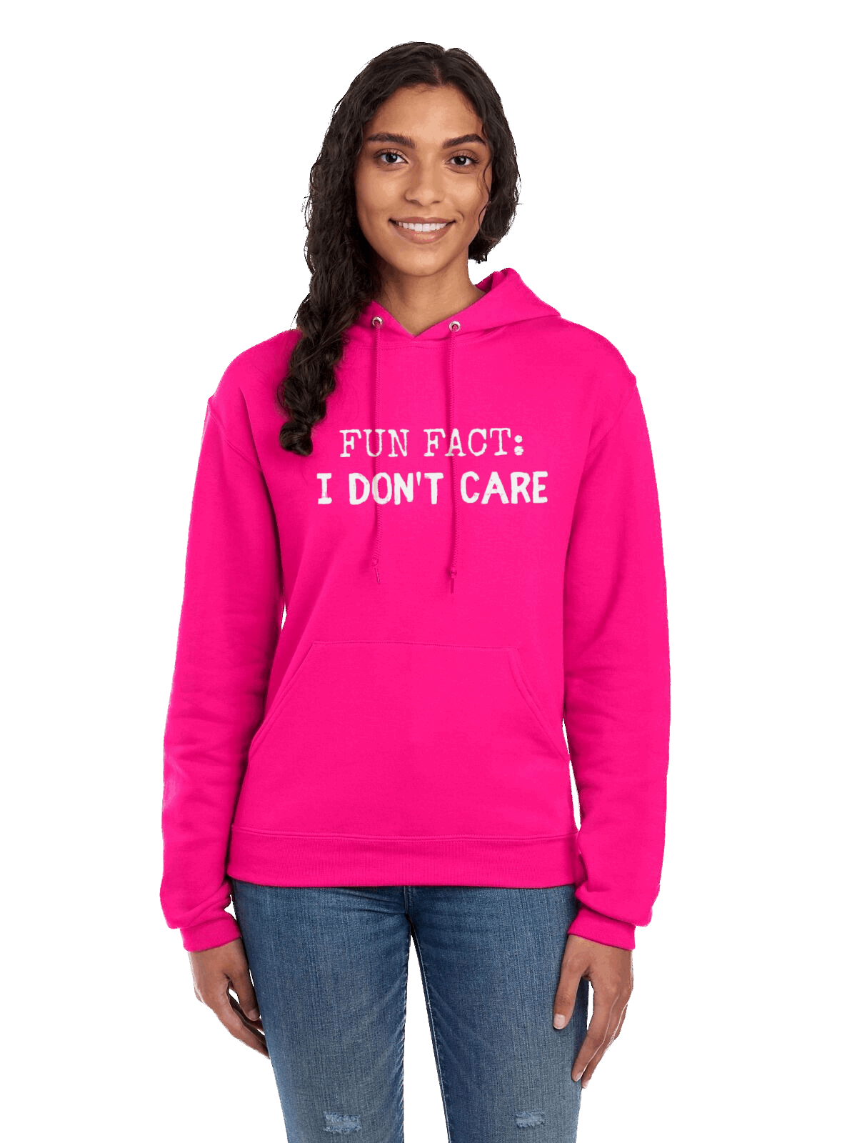FUN FACT: I DON'T CARE - HOODIE - The 710 Print Shop