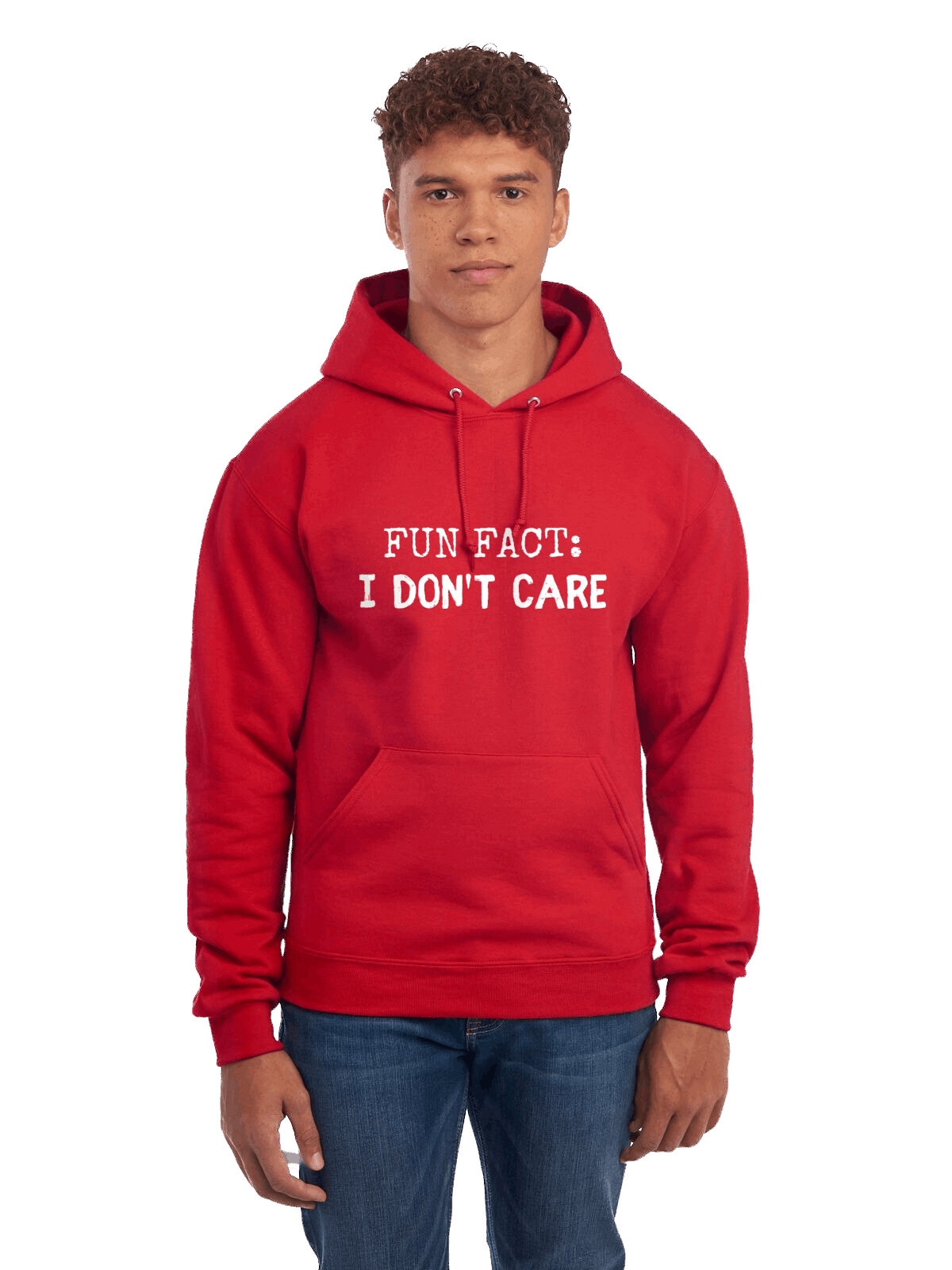 FUN FACT: I DON'T CARE - HOODIE - The 710 Print Shop
