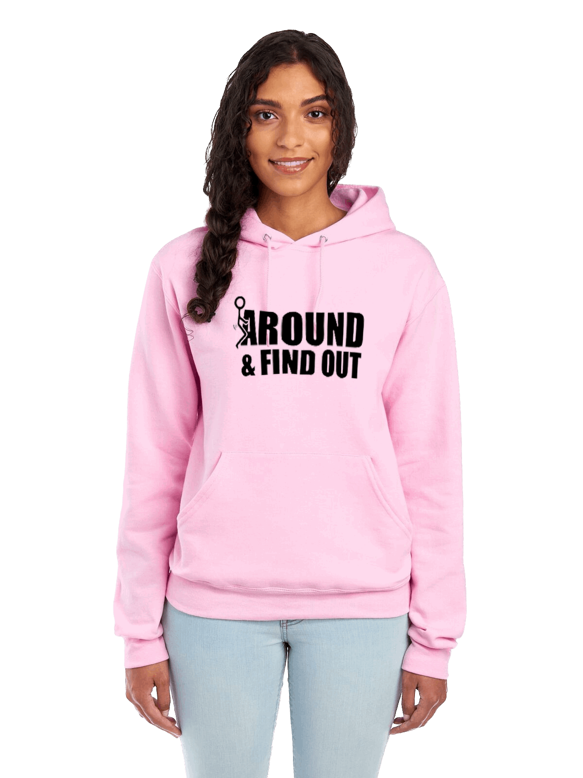 F*CK AROUND & FIND OUT HOODIE - STICK MAN - The 710 Print Shop 