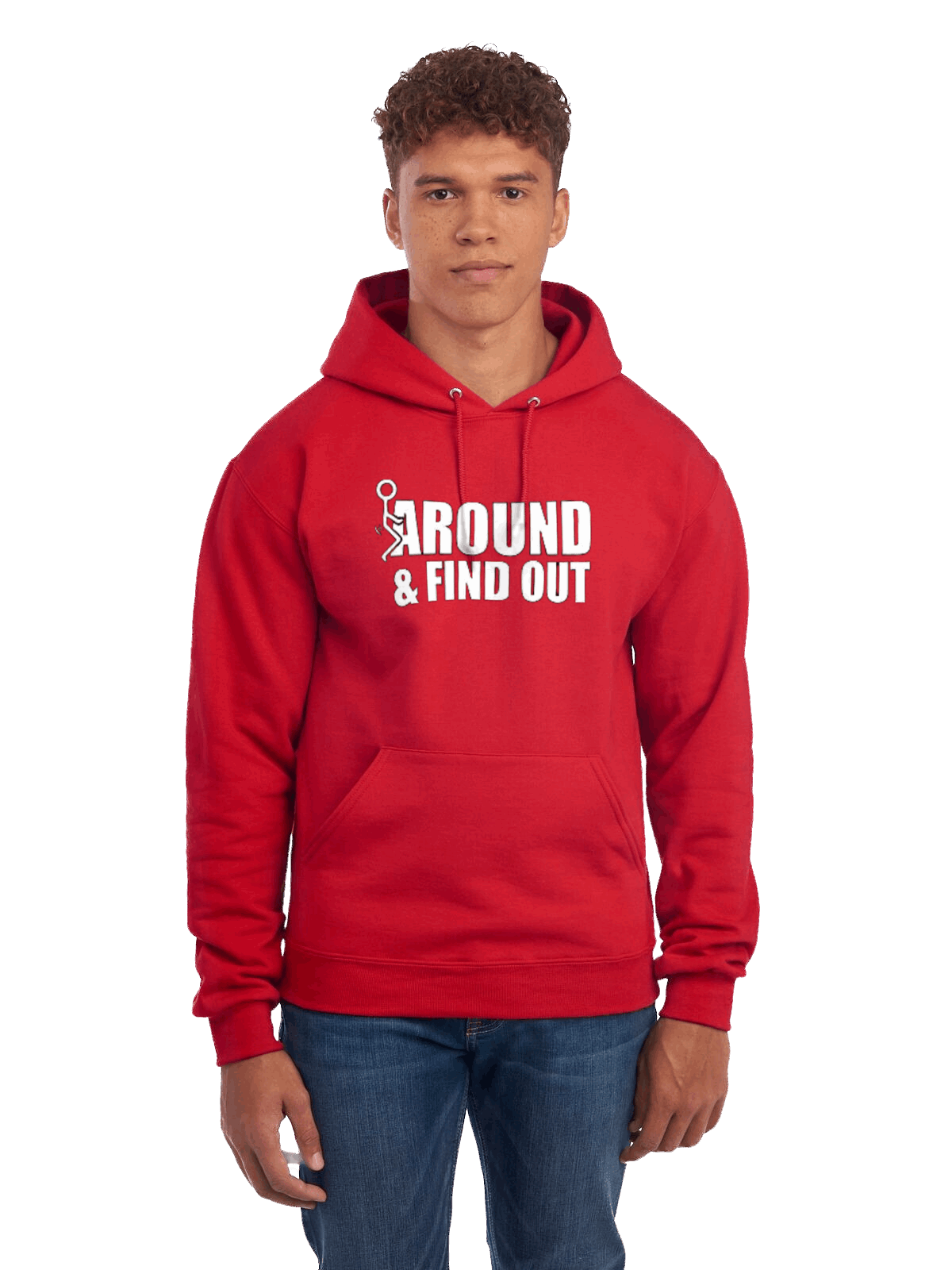 F*CK AROUND & FIND OUT HOODIE - STICK MAN - The 710 Print Shop 