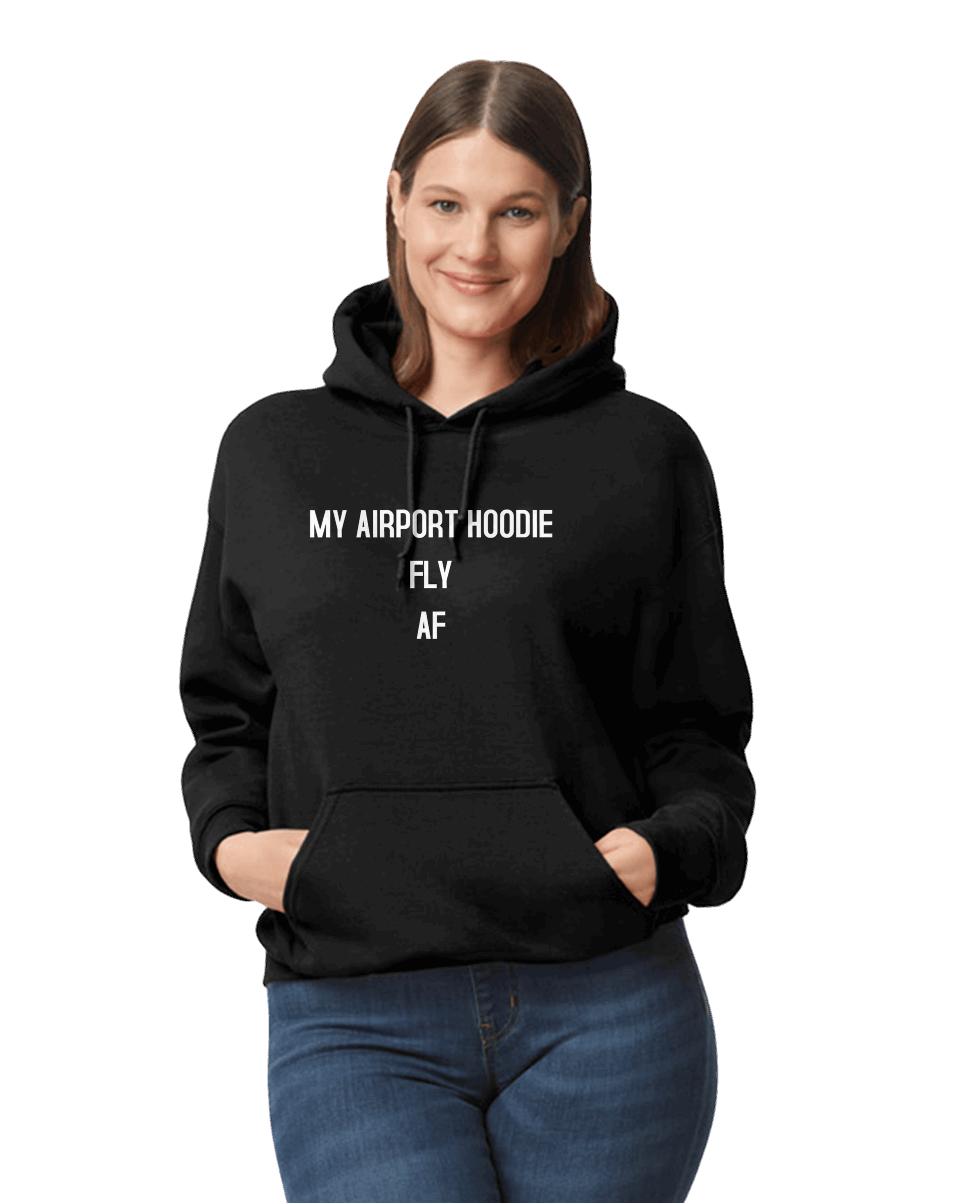 My Airport Hoodie Is Fly AF Hoodie - The 710 Print Shop 