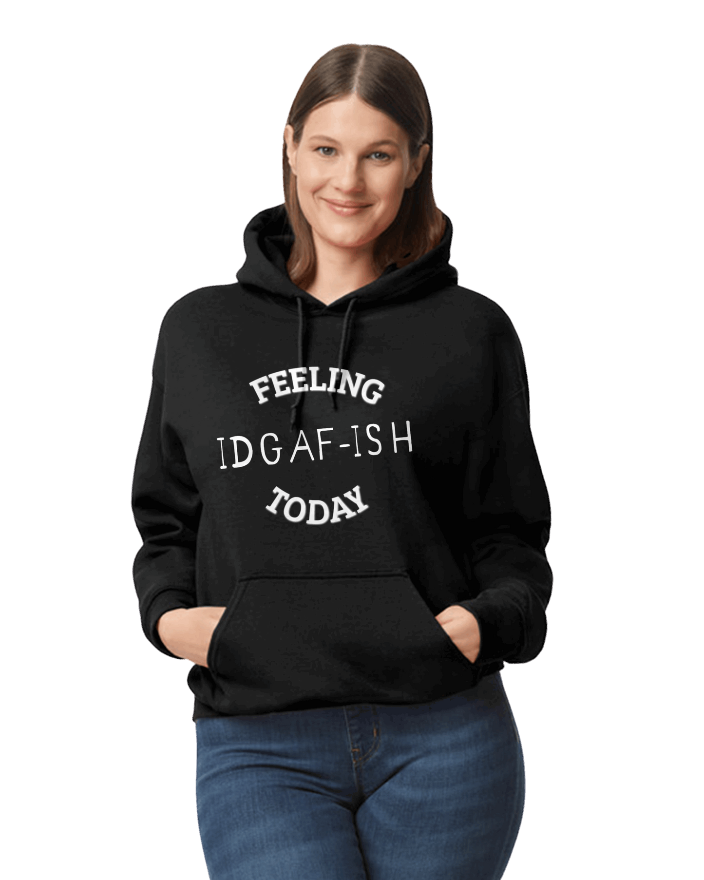 IDGAF-ISH - HOODIE - The 710 Print Shop 