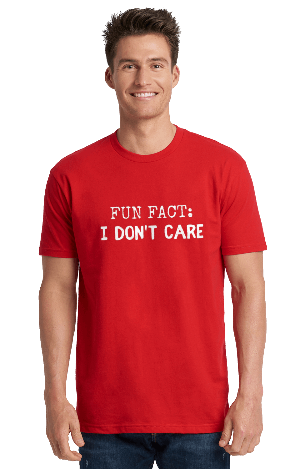 FUN FACT: I DON'T CARE - T-Shirt - The 710 Print Shop 