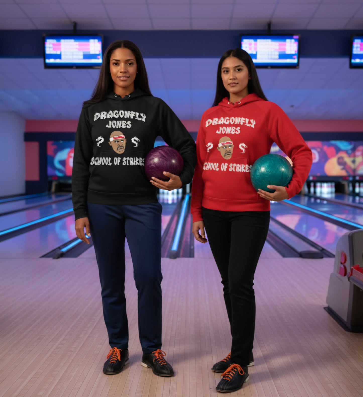 The DragonFly Jones "School of Strikes" Hoodie