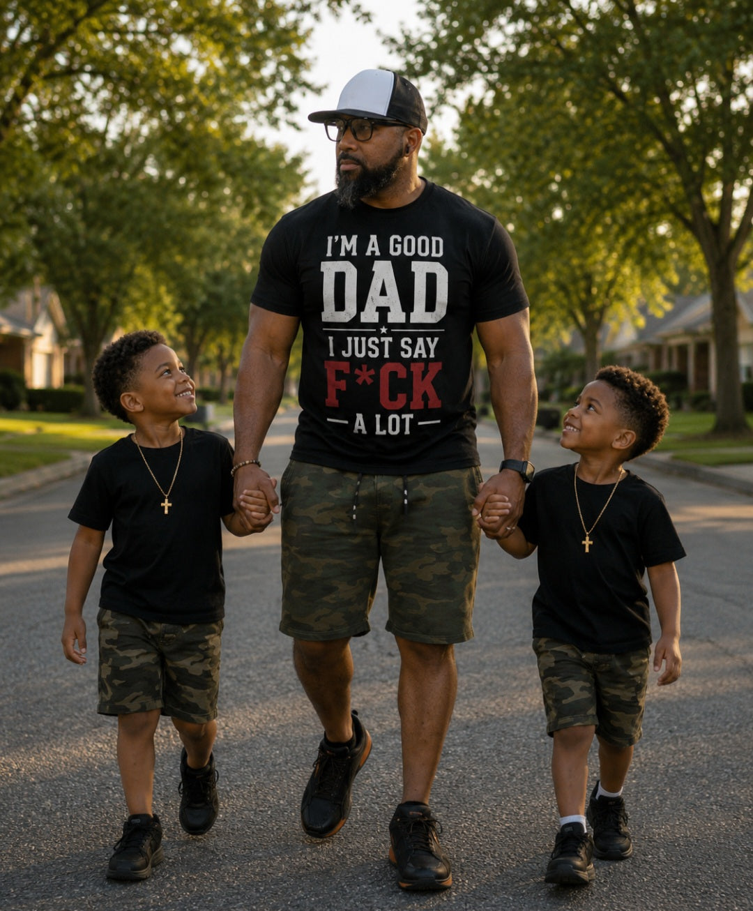 I’m A Good Dad, I Just Say F*CK A Lot Shirt | Funny Dad Tee