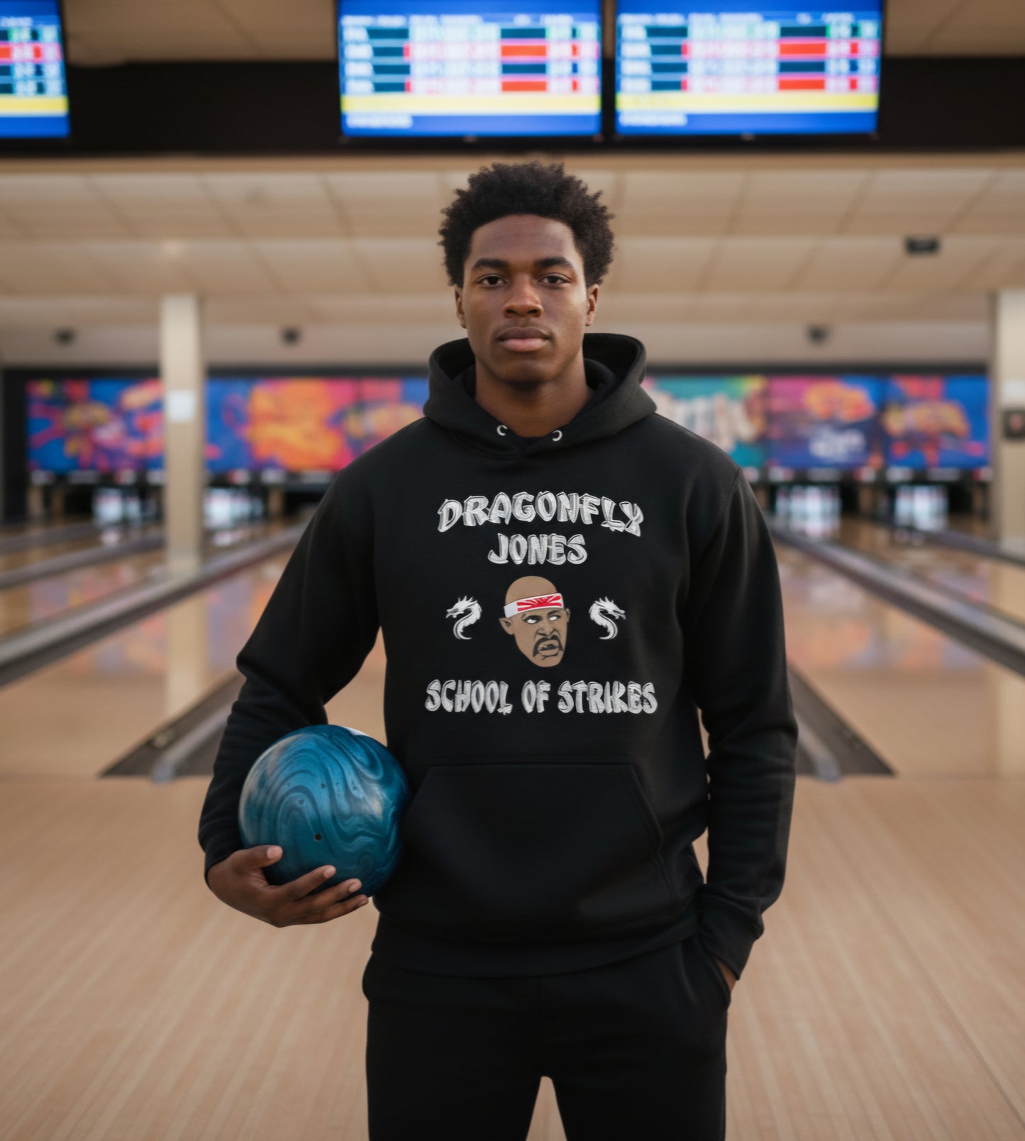 The DragonFly Jones "School of Strikes" Hoodie
