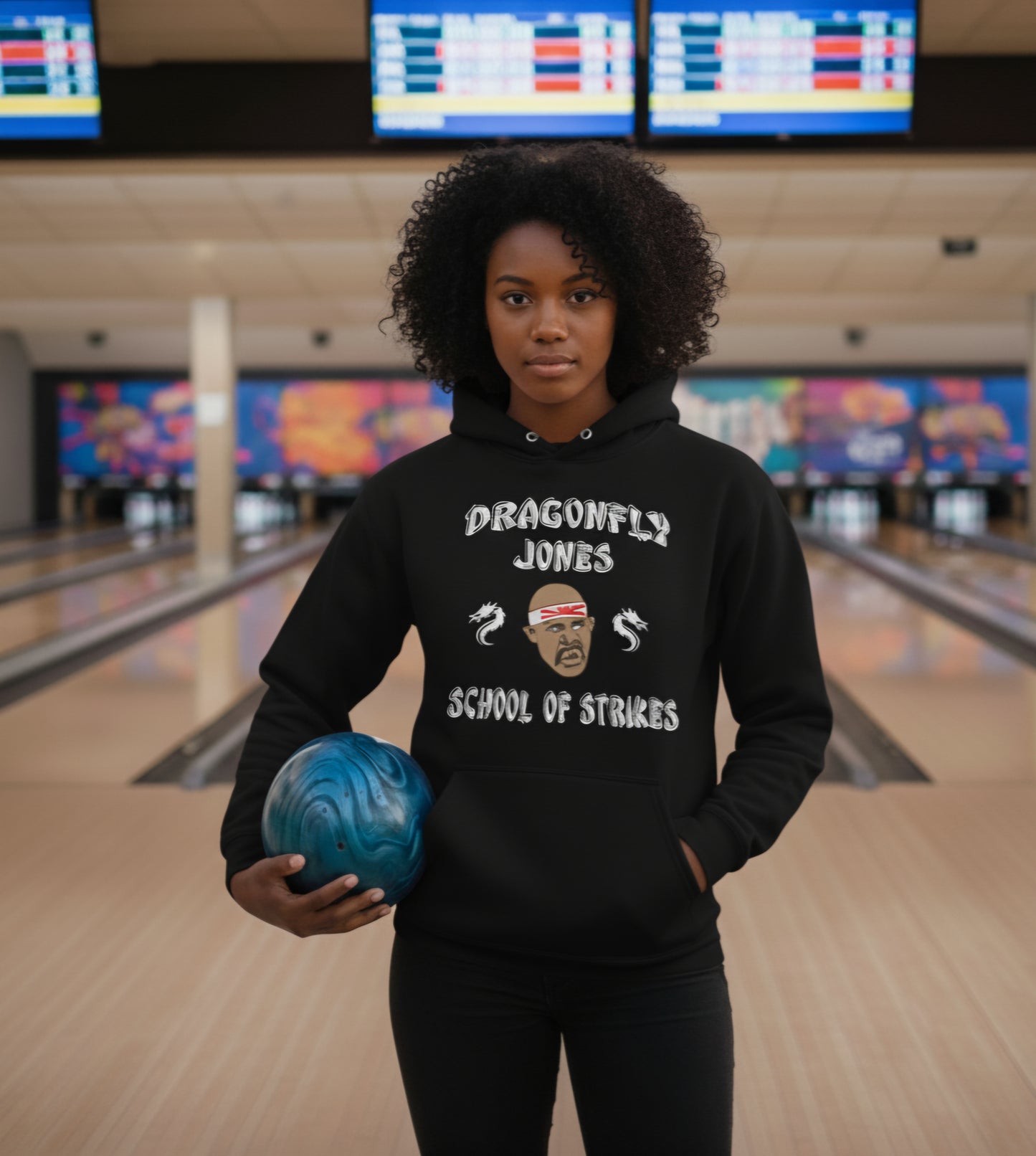 The DragonFly Jones "School of Strikes" Hoodie